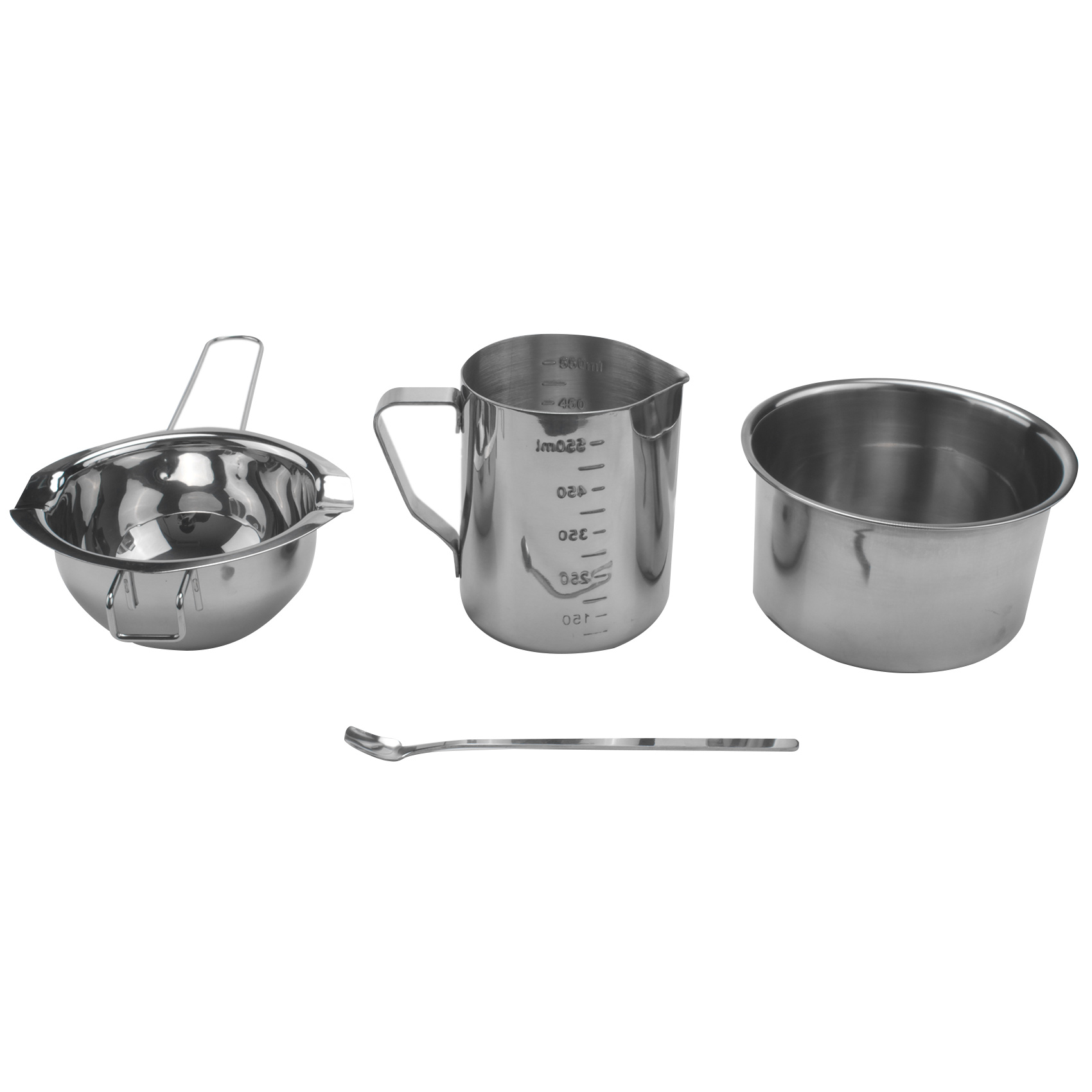 Soap Making Double Boiler - AEE8-4 Set Paslanmaz Çelik Çift Kazanlı
