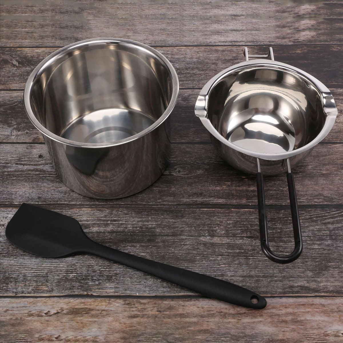 Soap Making Double Boiler - ABLQ Çift Kazanlı Tencere Seti Paslanmaz