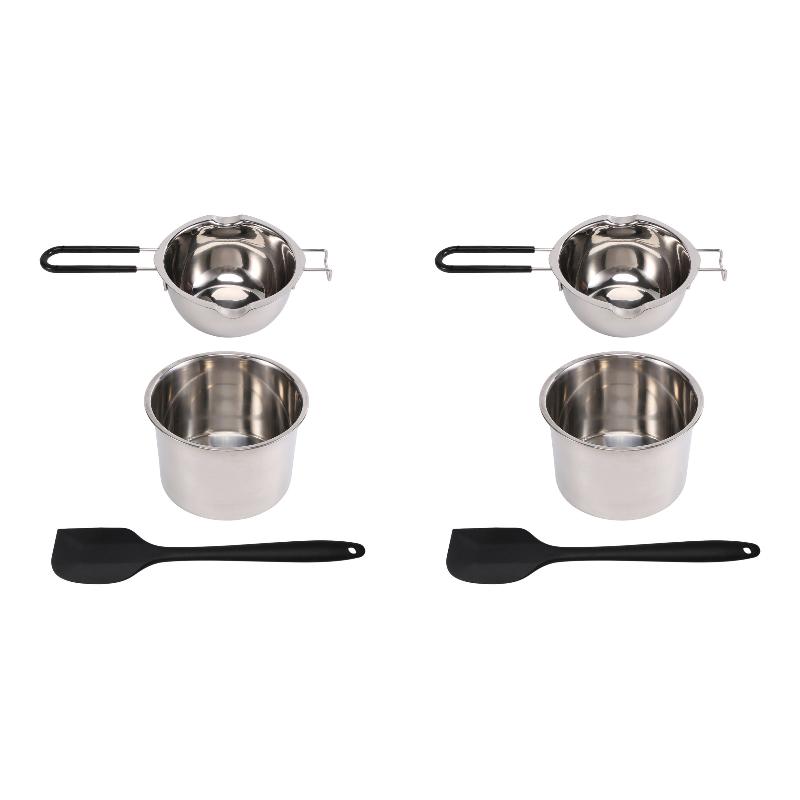 Soap Making Double Boiler - 2PackX (Çift Kazanlı Tencere Seti Paslanmaz