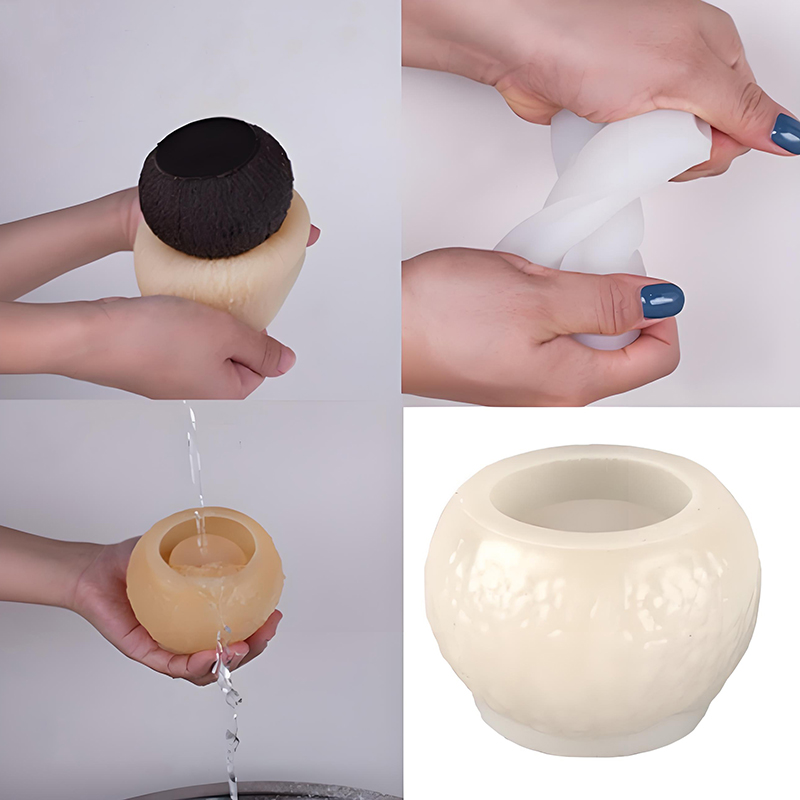 Soap Making Dish - 3D Simülasyon Hindistan Cevizi Silikon Kalıp