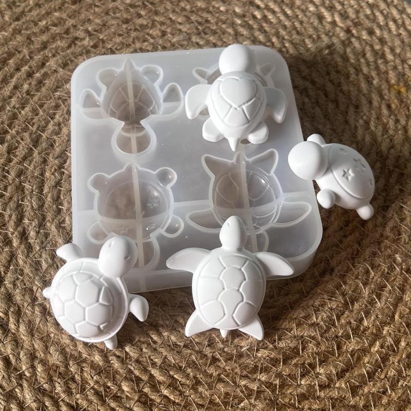 Soap Making Dish - Dört Kaplumbağa Alçı Silikon Kalıplar DIY