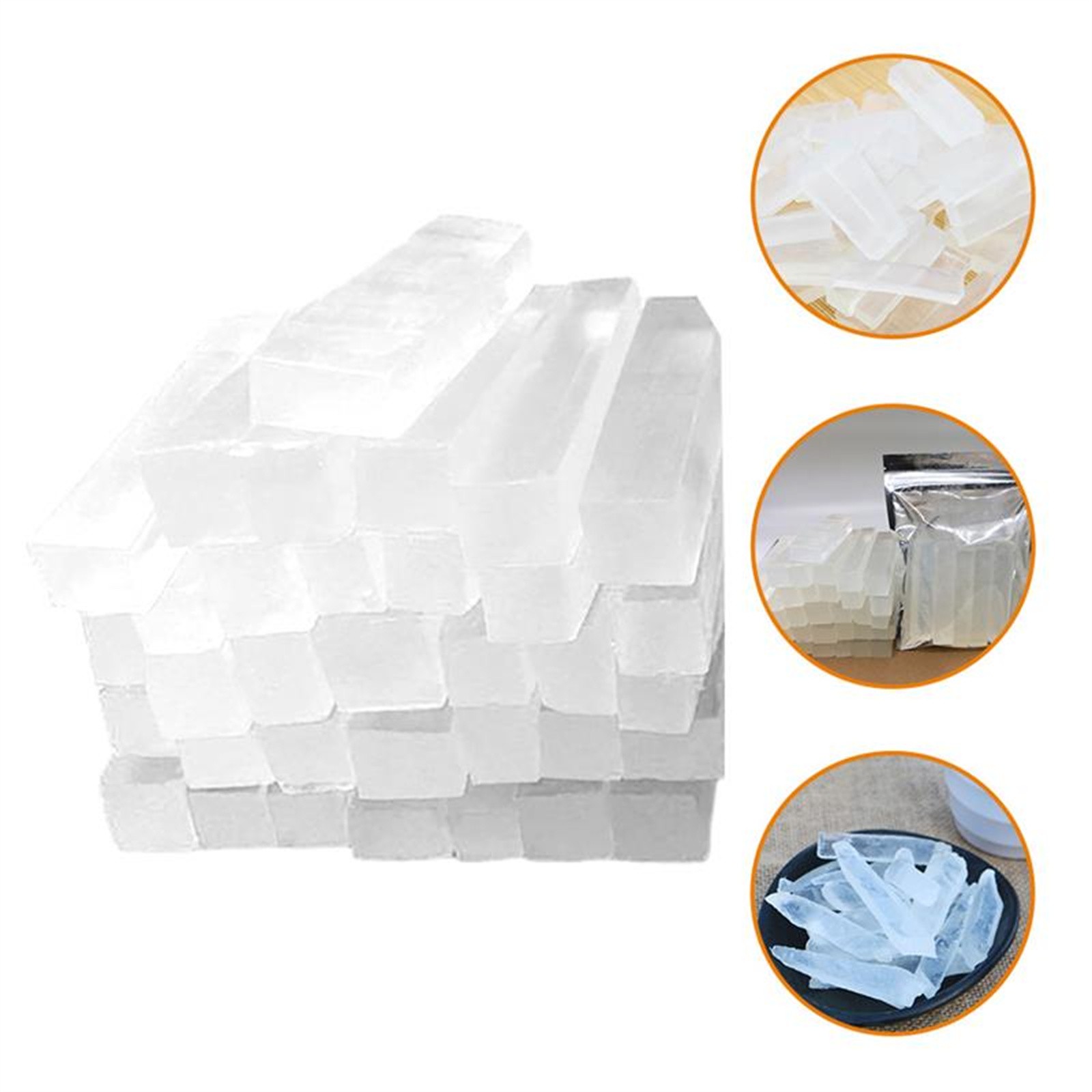 Soap Making Accessories - 250G Paket Şeffaf Gliserinli El Sabunu