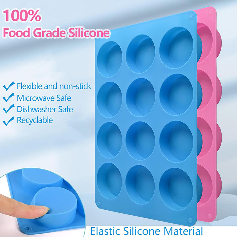 Yuvarlak Silikon Kalıplar 12 B - Soap Making Dish incelemesi ve fiyatı