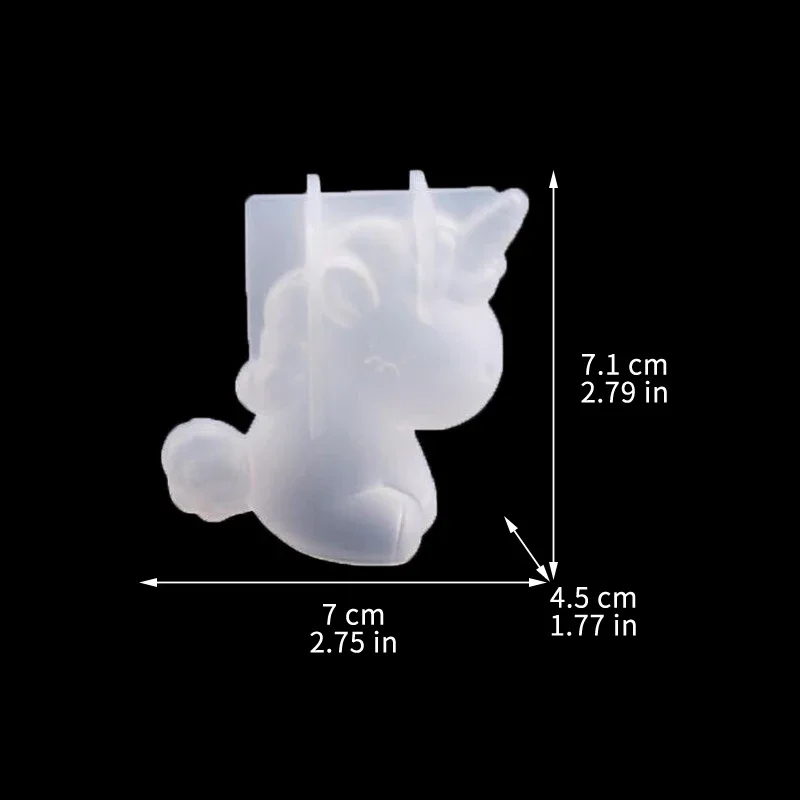 3D Geometrik Silikon Unicorn K - Soap Making Accessories incelemesi ve fiyatı