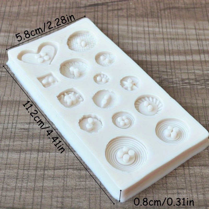 Düğme Şekilli Silikon Kalıp Sa - Soap Making Dish incelemesi ve fiyatı