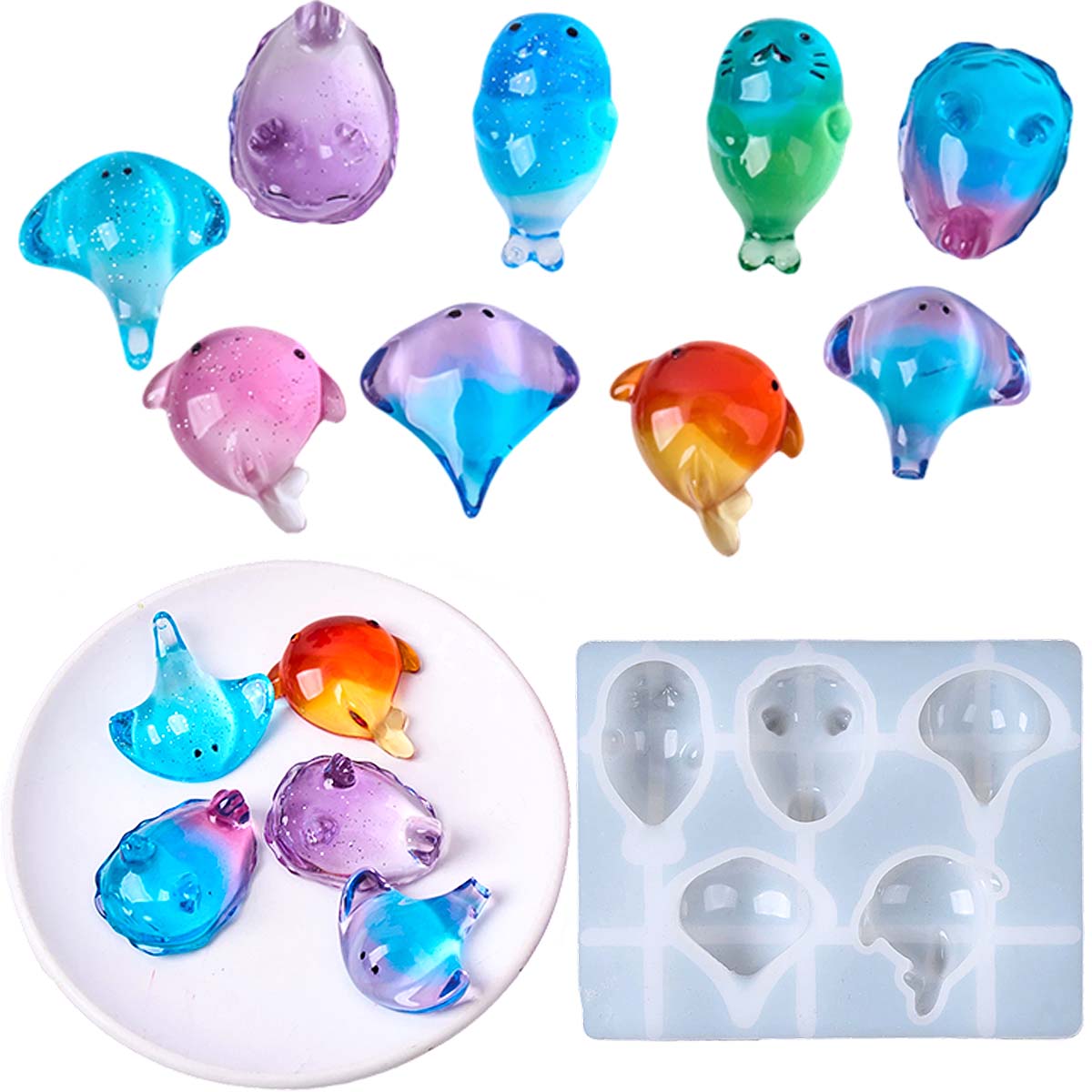 3D Şifalı Kawaii Manta Ray Bal - Soap Making Dish incelemesi ve fiyatı