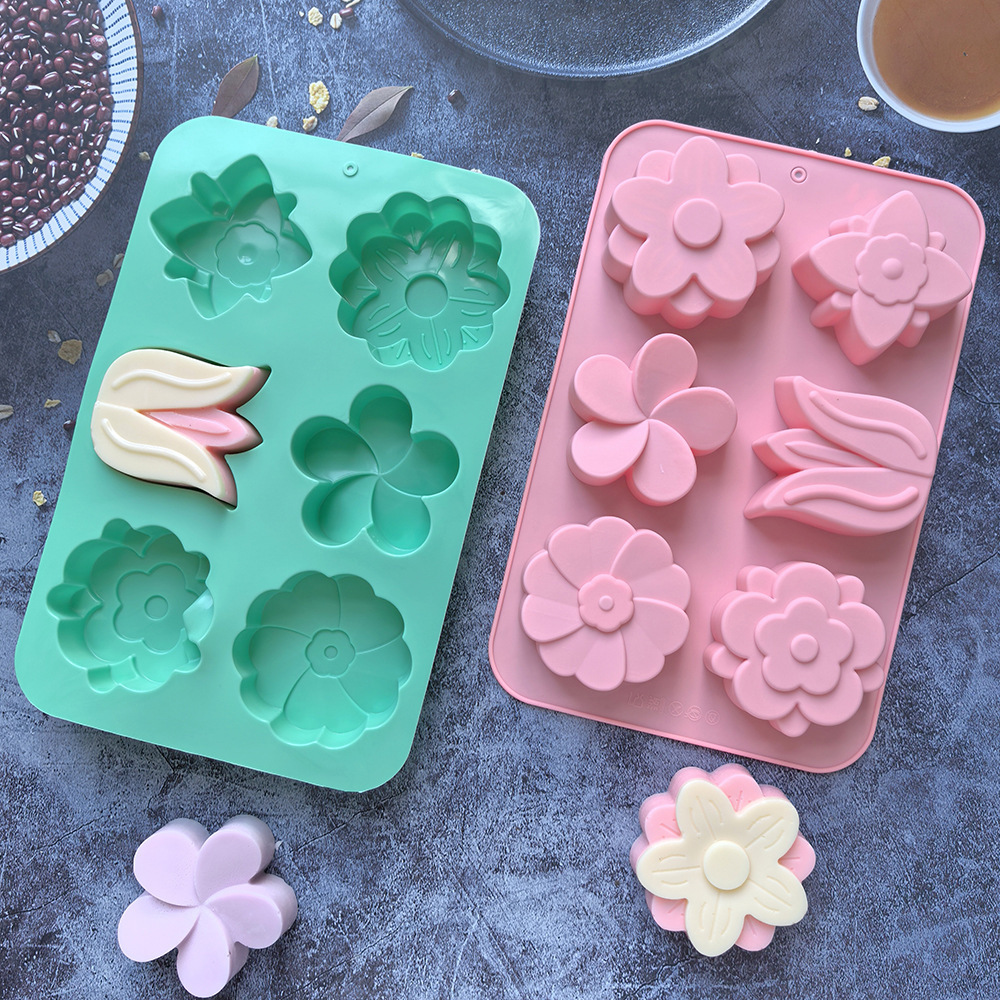 Çeşitli Çiçek Şekilli Silikon  - Soap Making Accessories incelemesi ve fiyatı