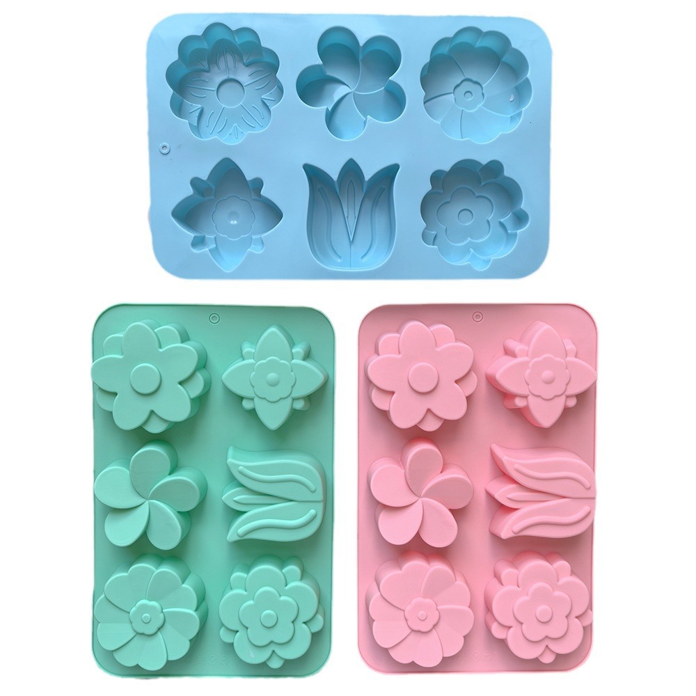 Çeşitli Çiçek Şekilli Silikon  - Soap Making Accessories incelemesi ve fiyatı